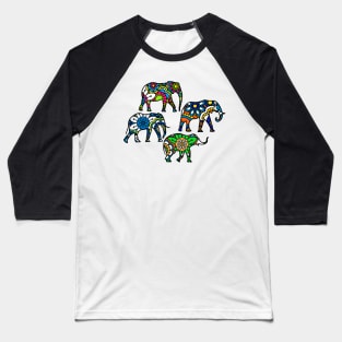 Elephant Herd Baseball T-Shirt